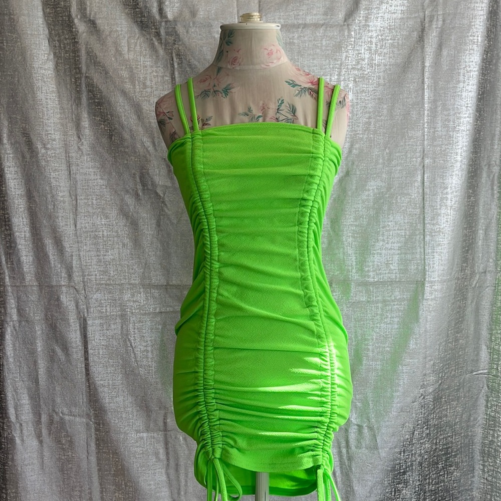 Neon Green Pretty Little Thing Dress